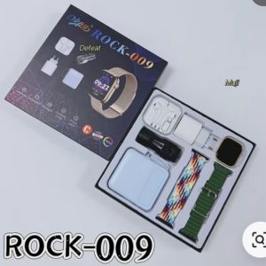 Rock-009 Smart Watch Combo with Free Power Bank - Series
